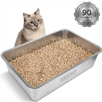 Hexro Stainless Steel Litter Box